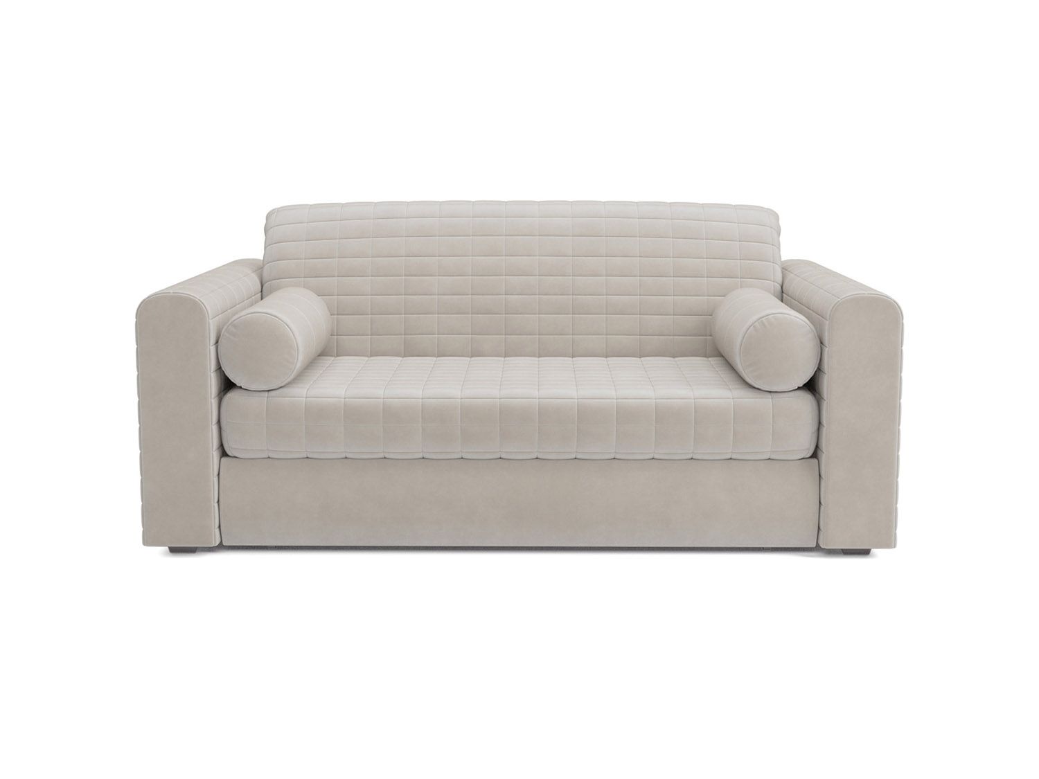 Диван Аккордеон Барон №5 бархат бежевый STAR VELVET 6 LIGHT BEIGE