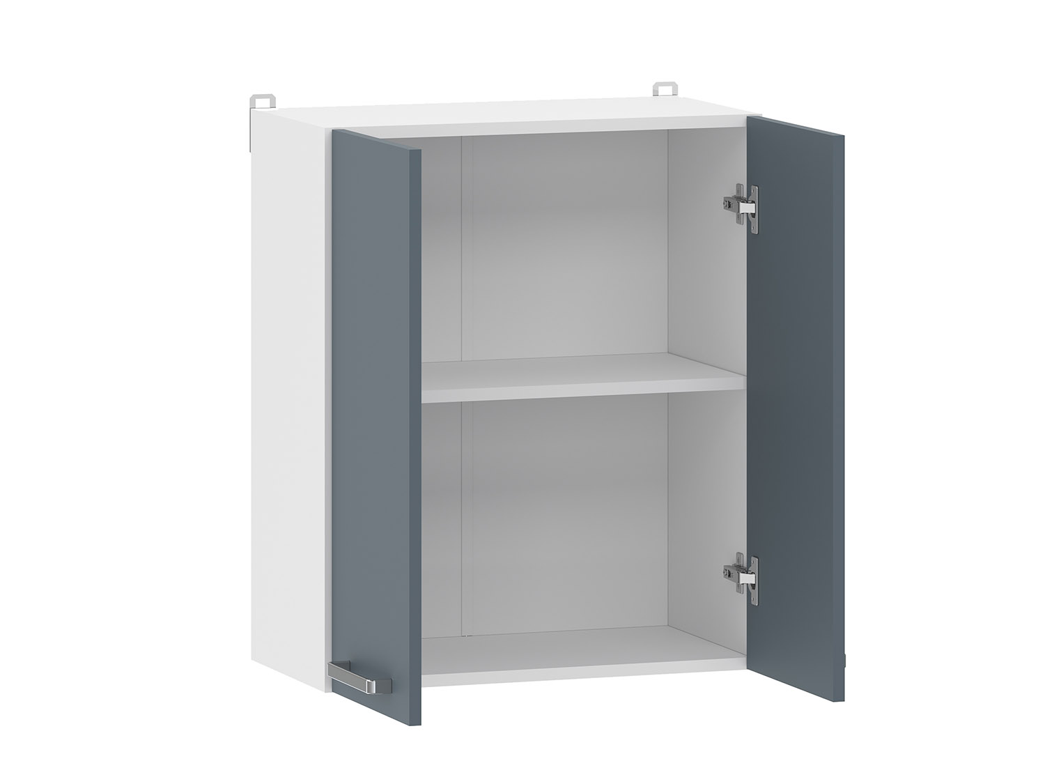 Борги 100.31 600 шкаф навесной / Белый/Маренго