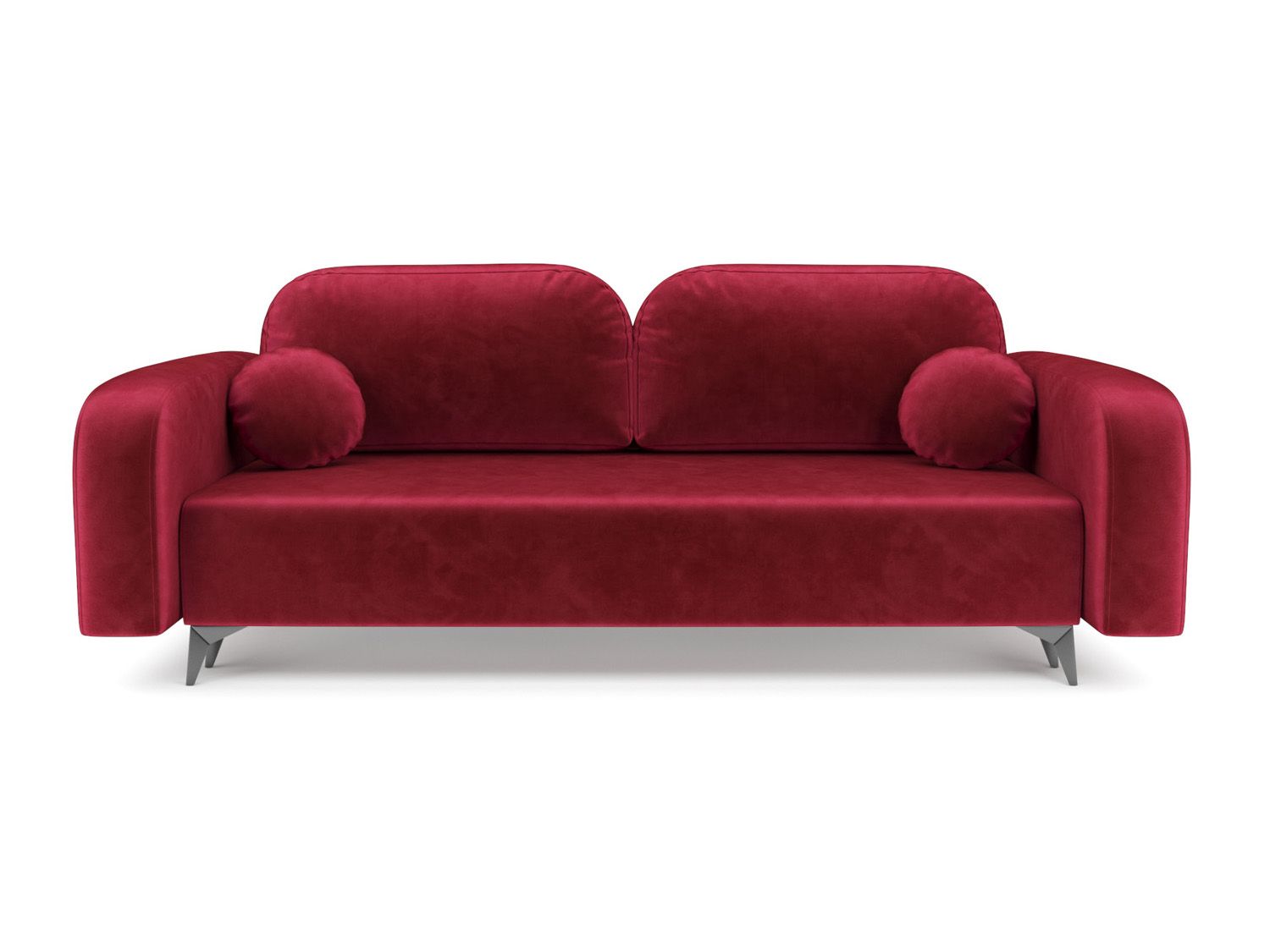 Диван Цюрих бархат красный/ STAR VELVET 3 DARK RED