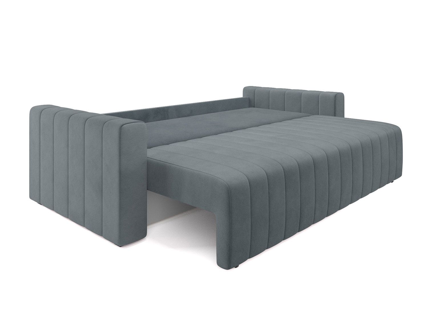 Диван Лондон велюр серо-синий / НВ-178/26