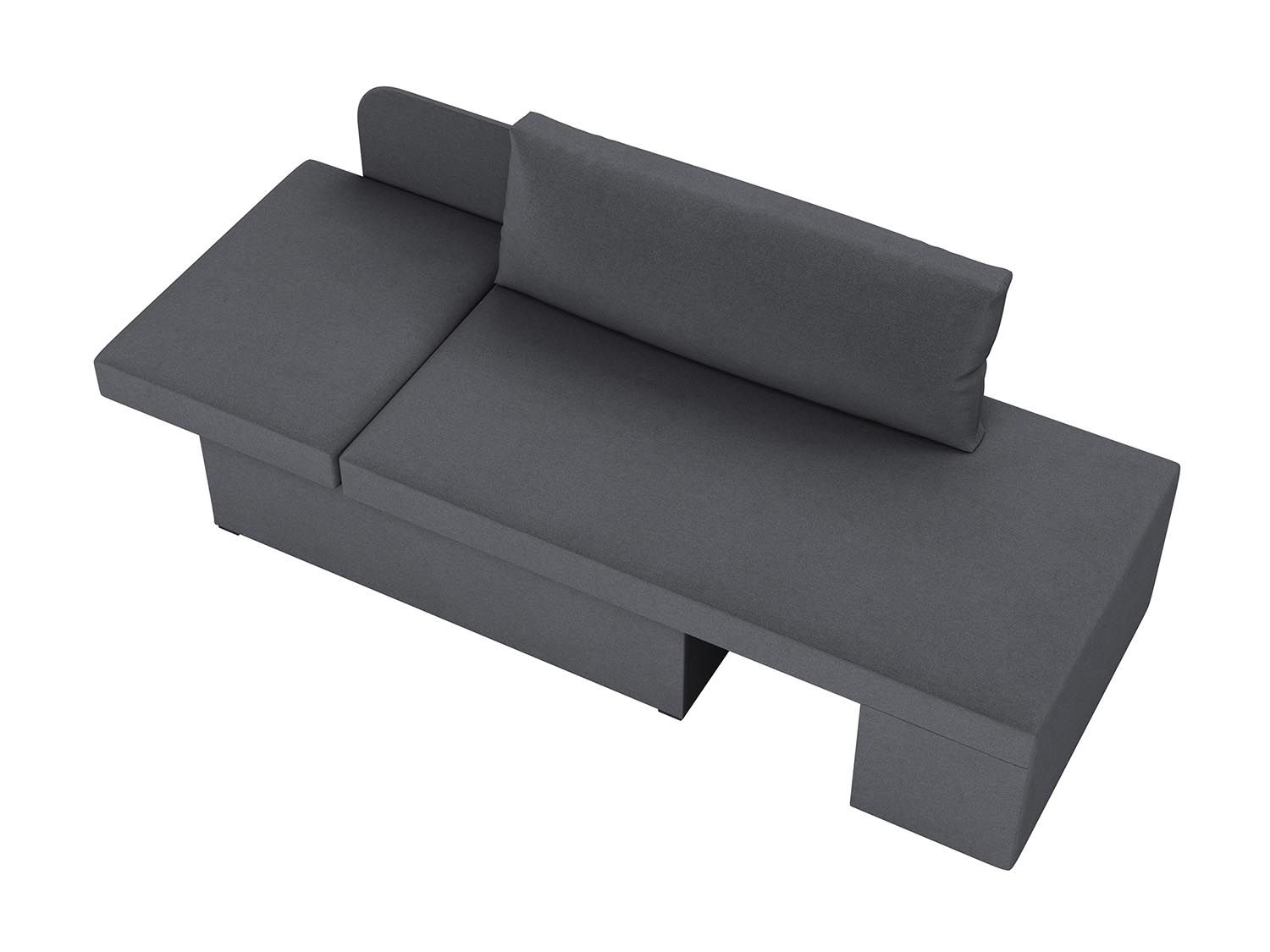 Мася-2 тахта / велюр Parma 27 темно-серый