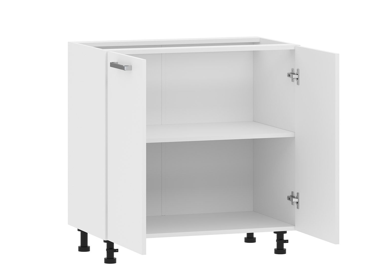 Кухня Борги комплект 8 Белый / Белый