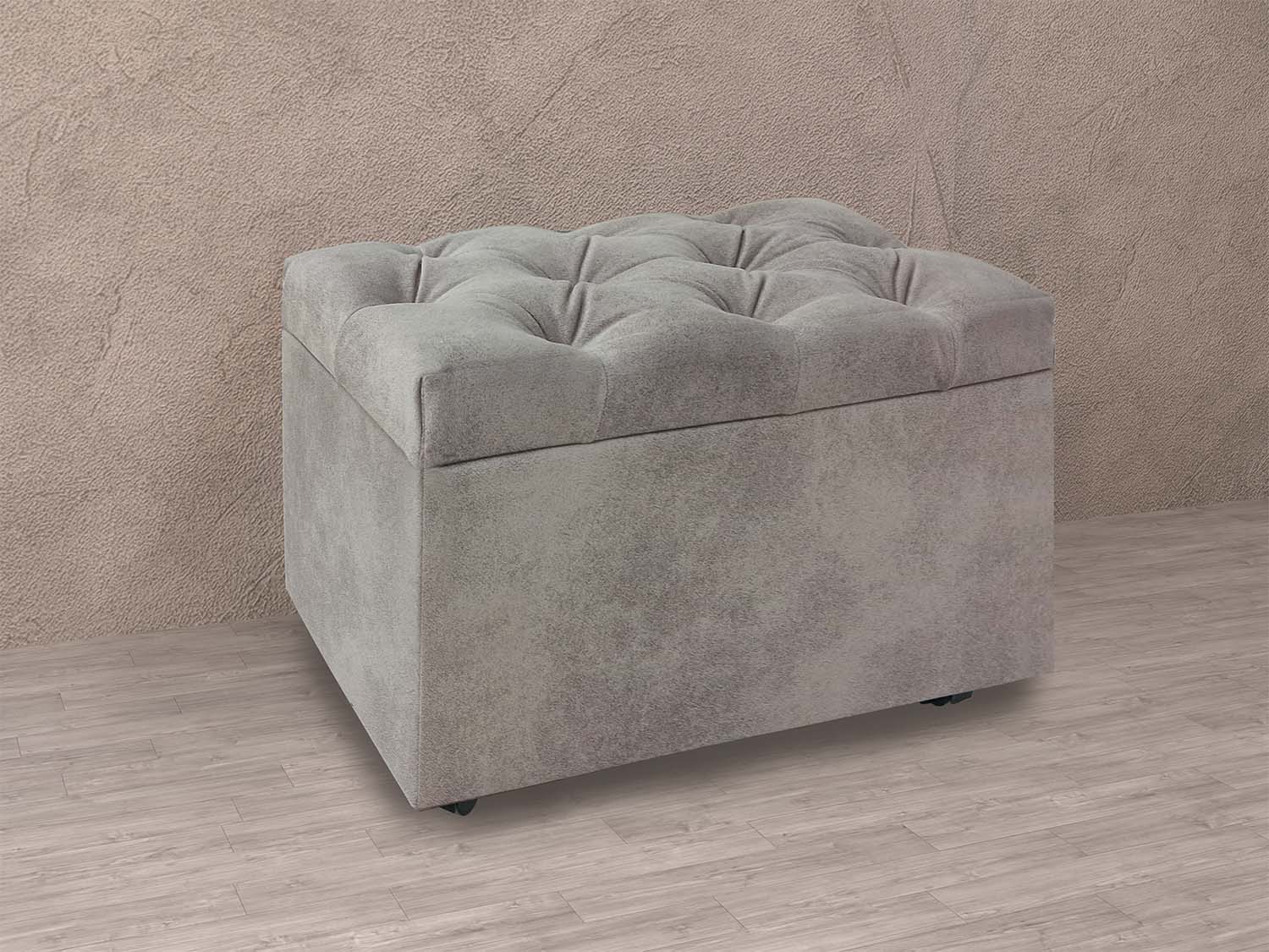 Пуф 2 пуговицы - Coffee