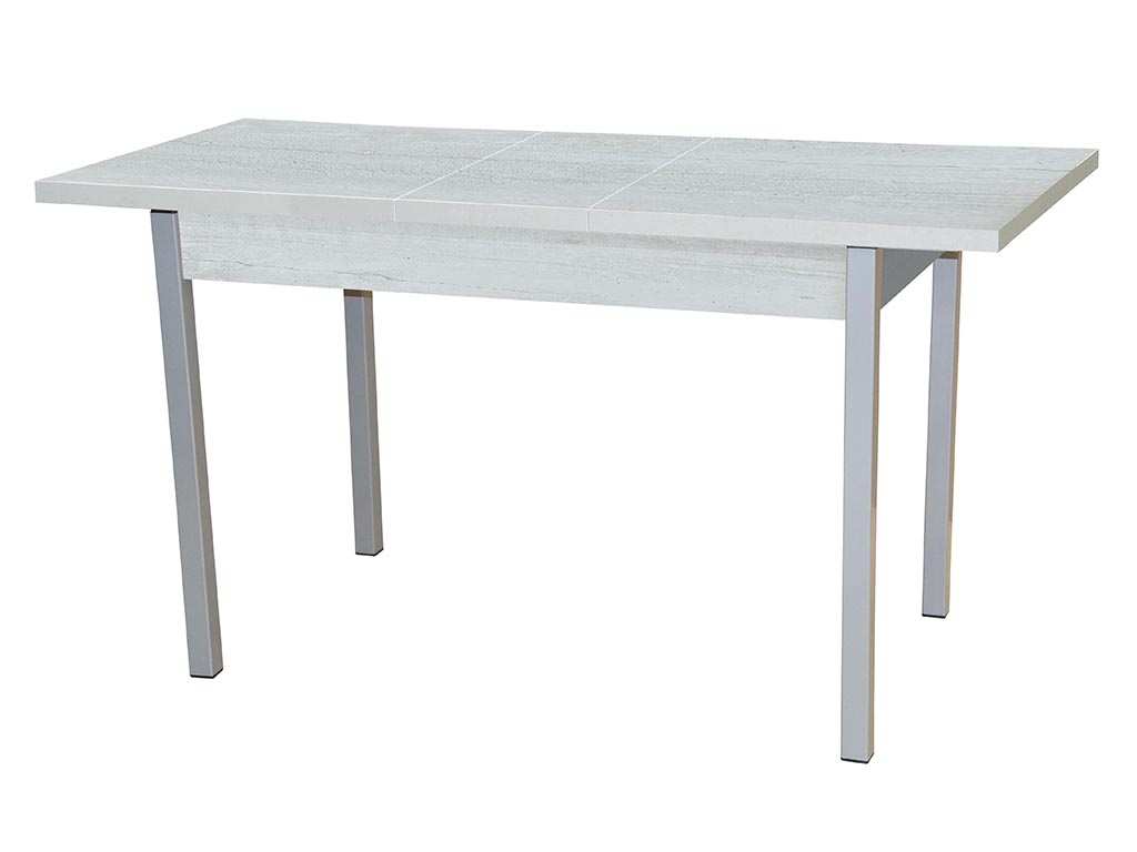 Колорадо стол обеденный раздвижной / бетон белый/металлик