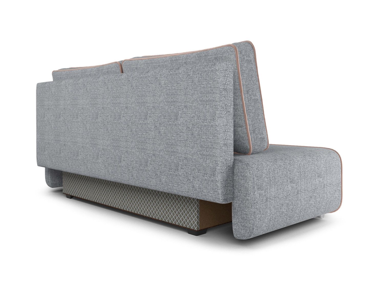 Диван Марк рогожка серая + кордрой бежевый