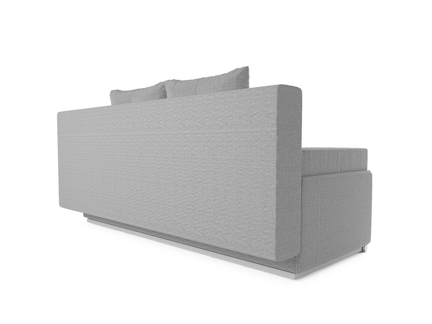 Диван Мадейра рогожка серая