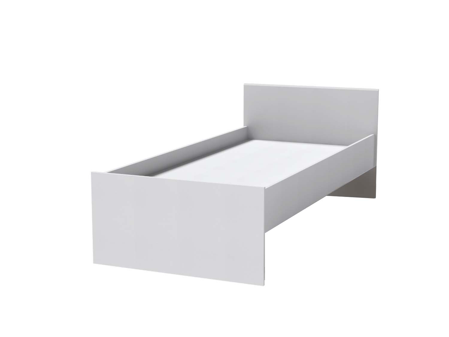 Кэт-1 кровать  арт. 015 настил 0,9 - Белый