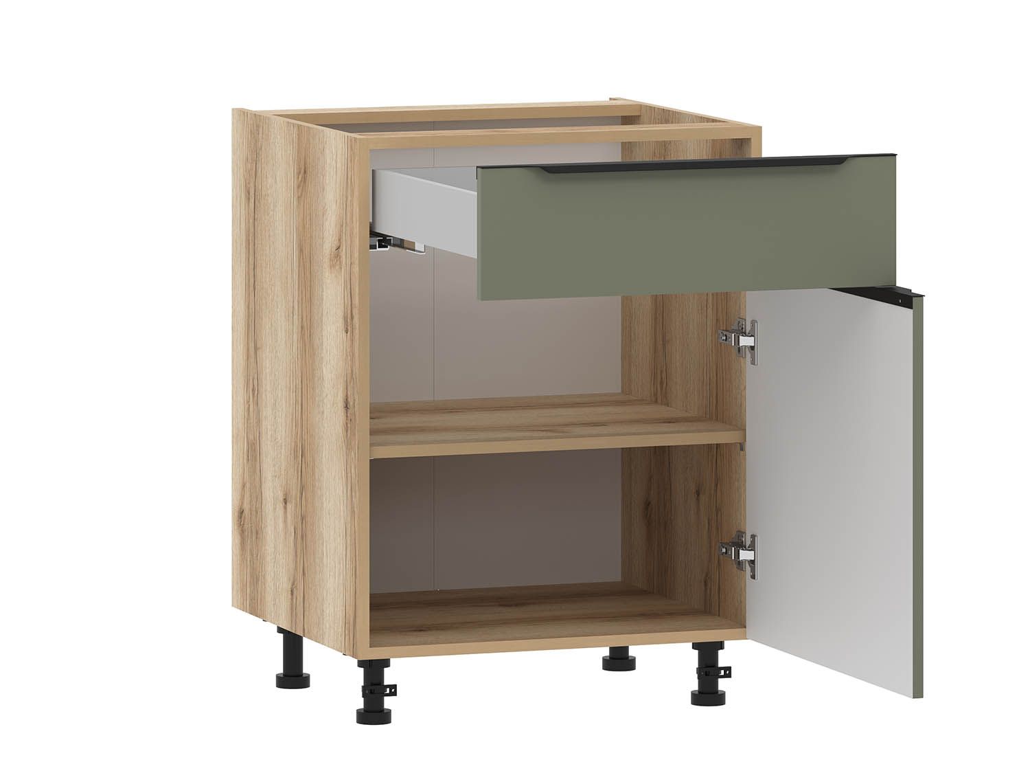 Норвуд 100.58.600 тумба кухонная Дуб Делано / Олива