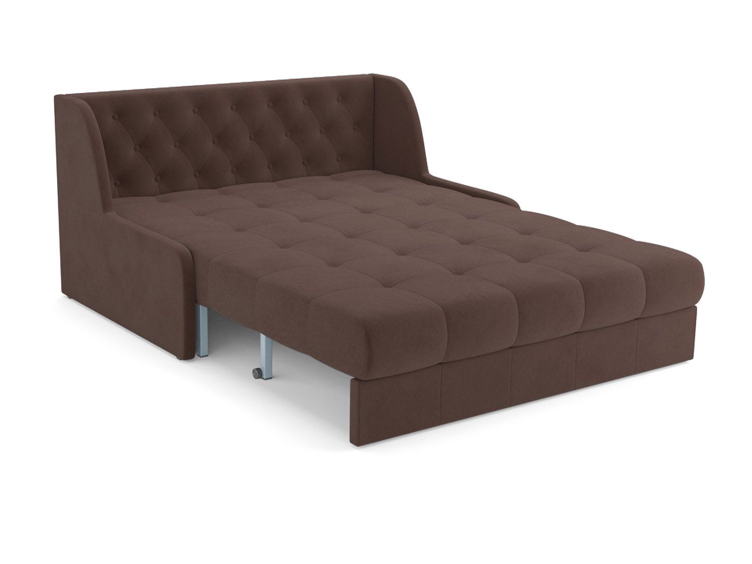 Диван Аккордеон Барон №6 велюр молочный шоколад НВ-178 13