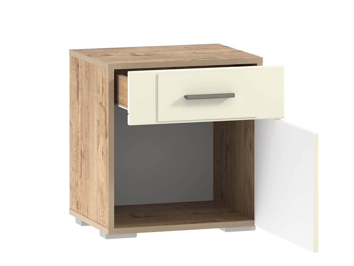 НМ 013.62 М тумба прикроватная Livorno / дуб бунратти/софт панакота