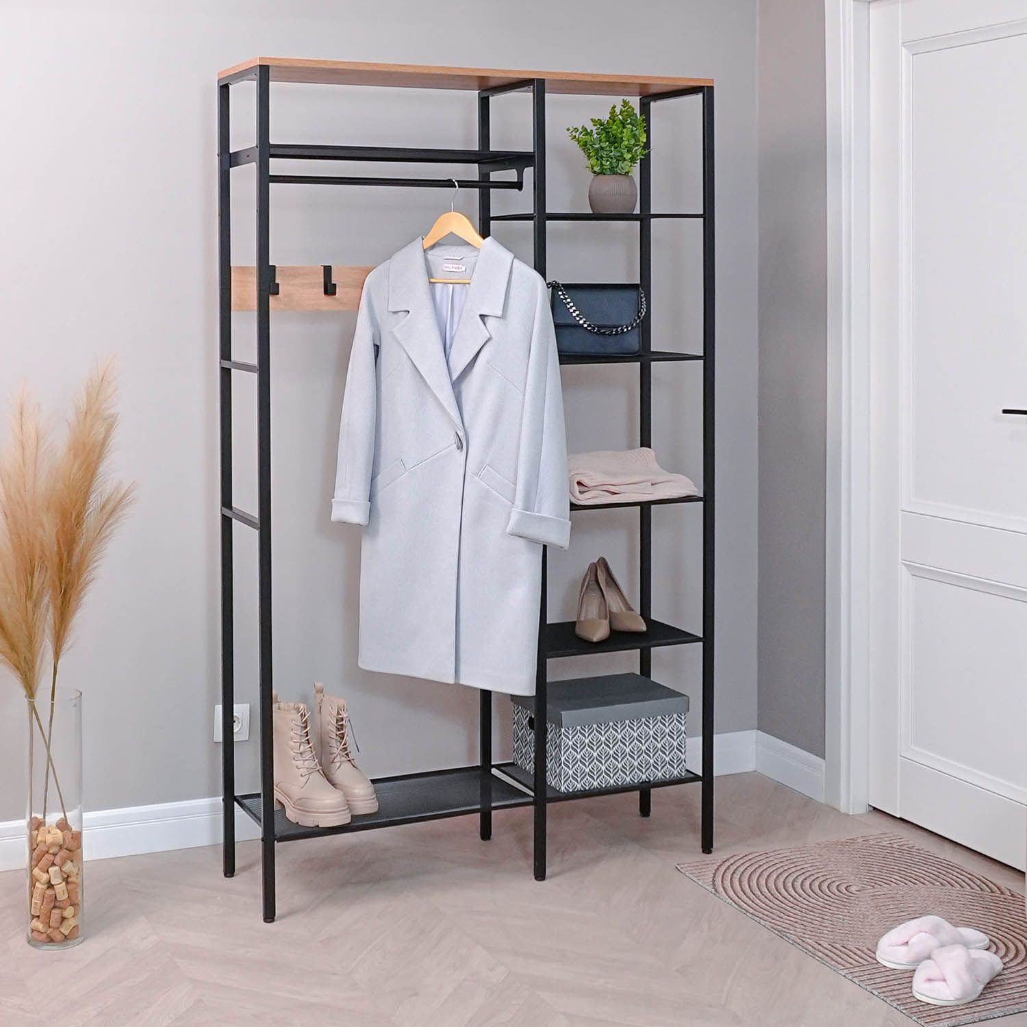 Гардеробная система Торонто 48 Черный