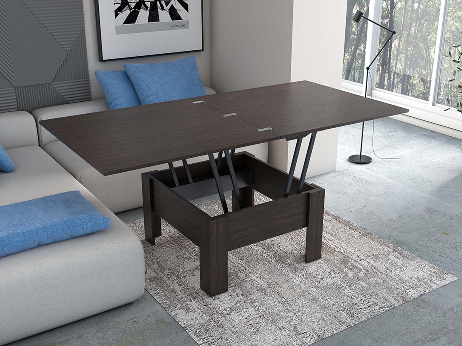 Стол-трансформер - Венге