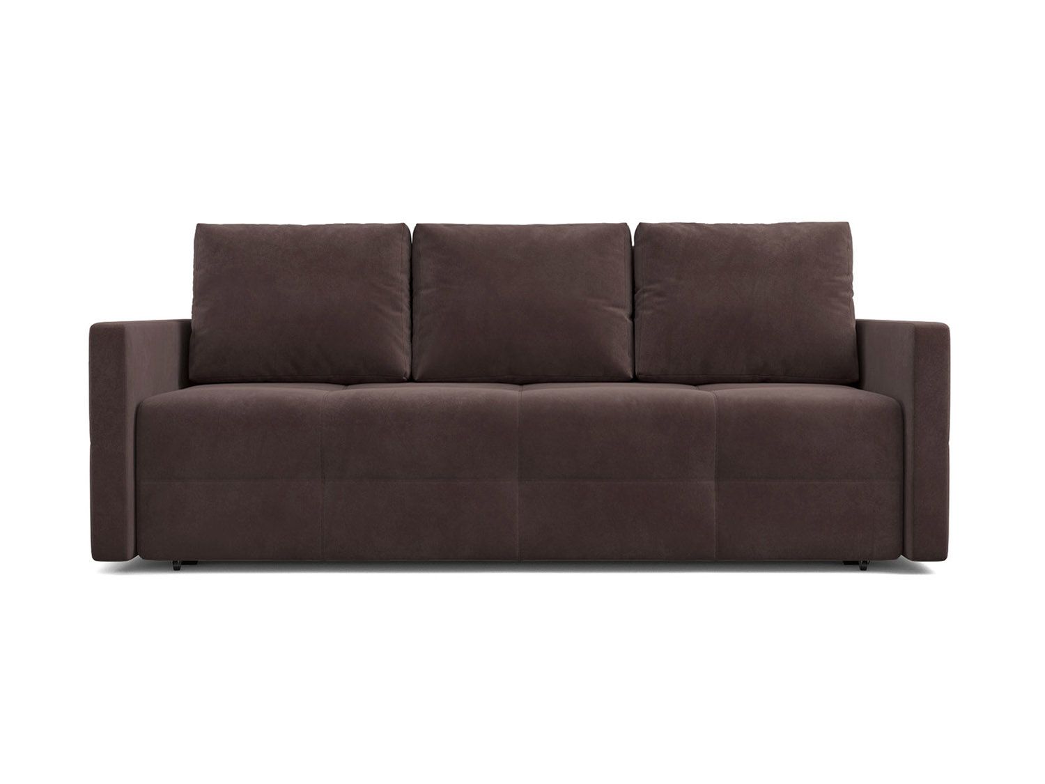 Диван Марсель №2 велюр молочный шоколад / НВ-178/13