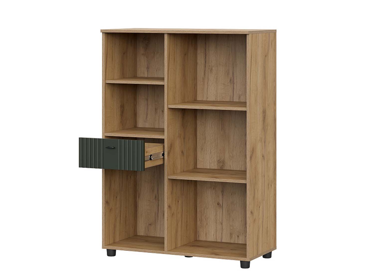 Милан тумба многофункциональная - Дуб Крафт золотой/Олива