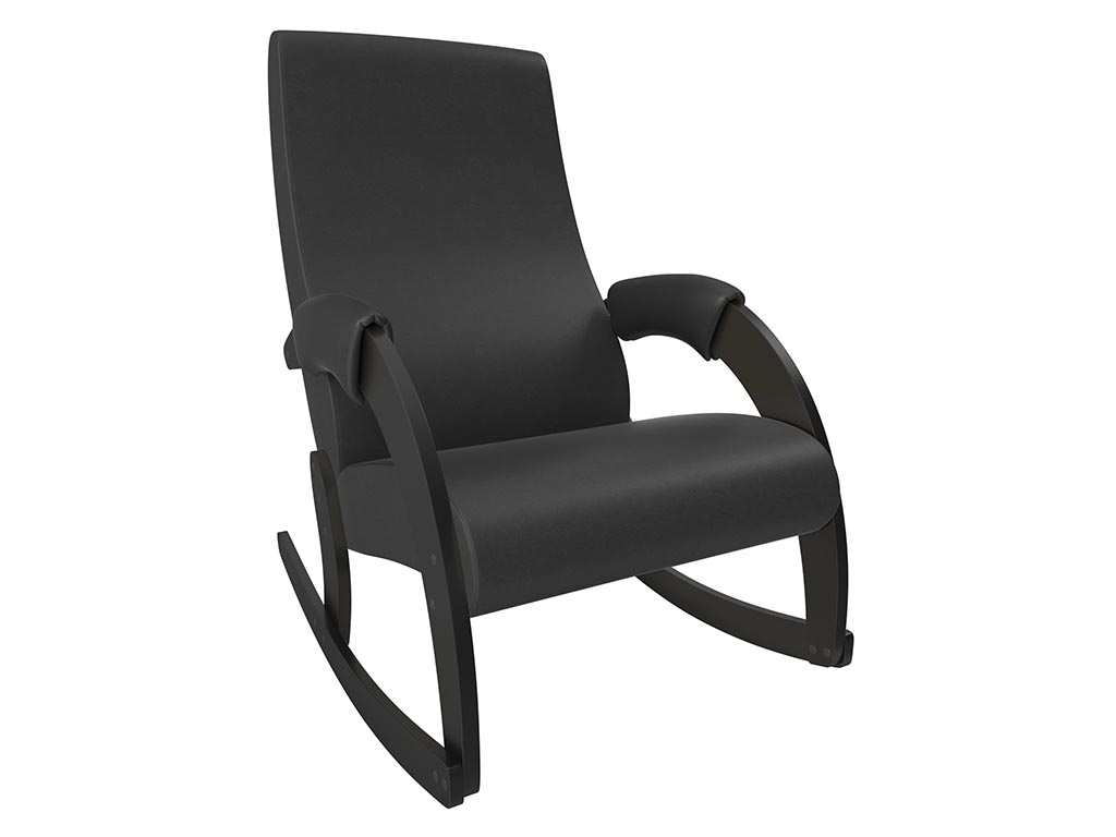 Кресло-качалка Модель 67М шпон венге/Дунди 109