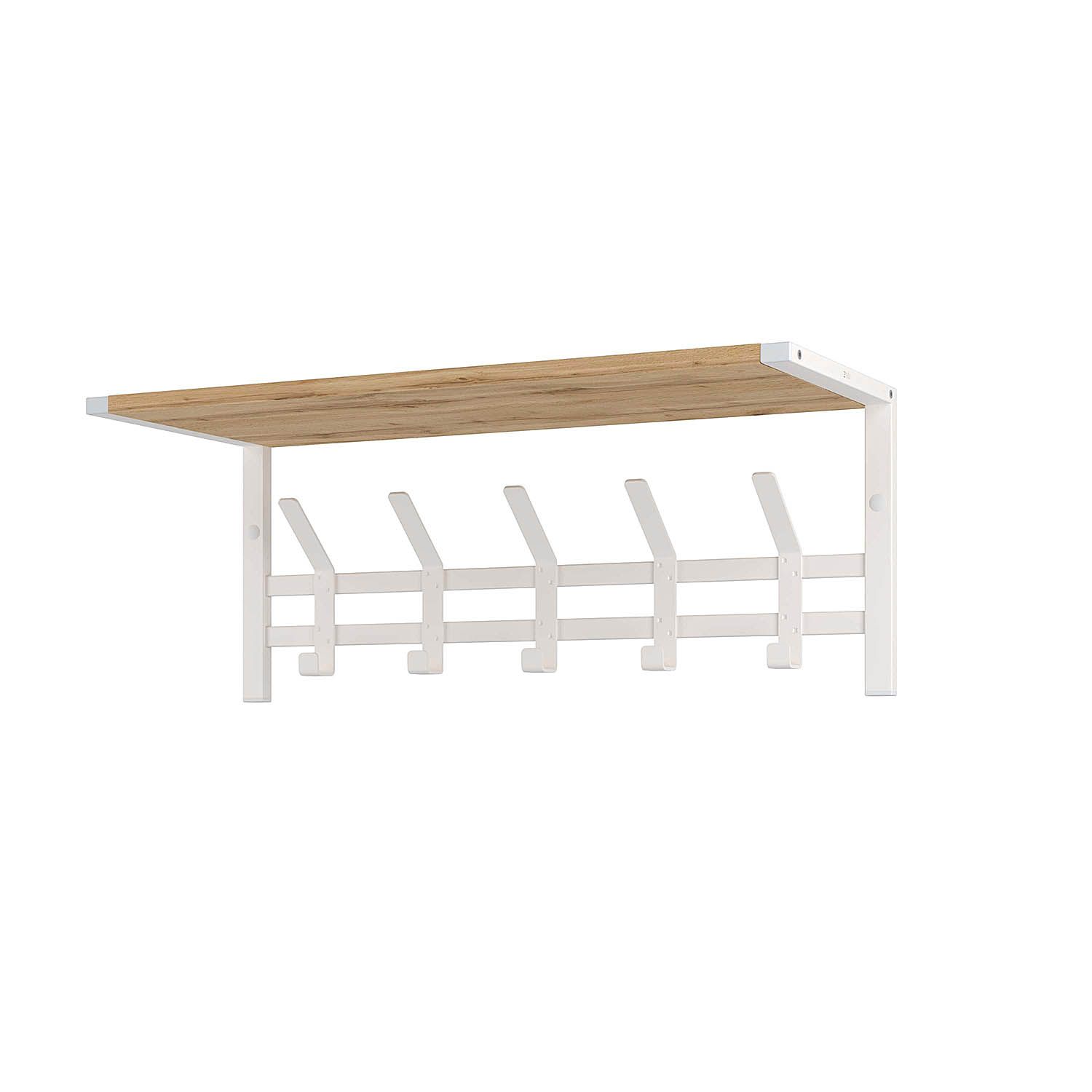 Вешалка с полкой Торонто 21Д Белый