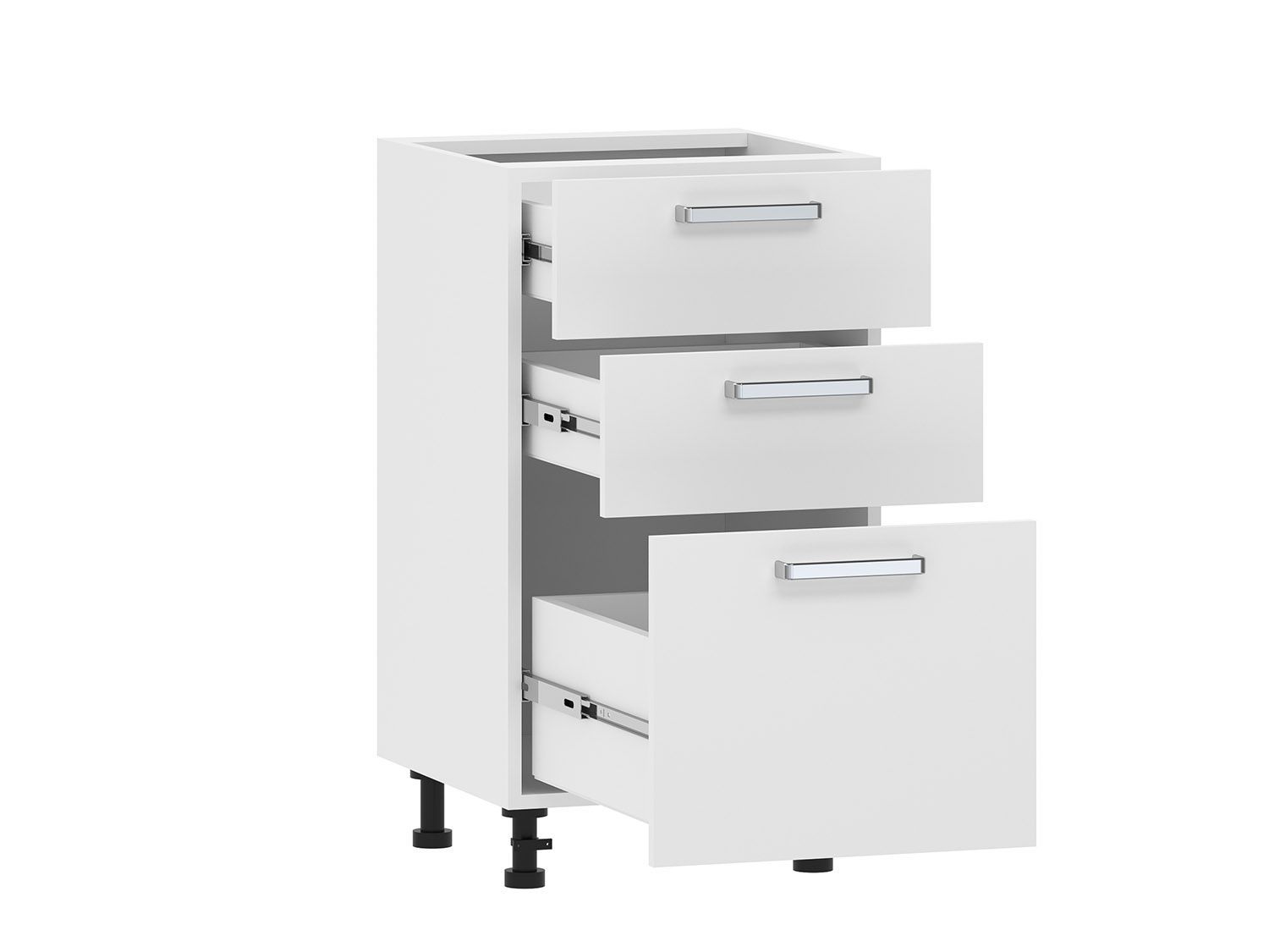 Кухня Борги комплект 4 Белый / Белый