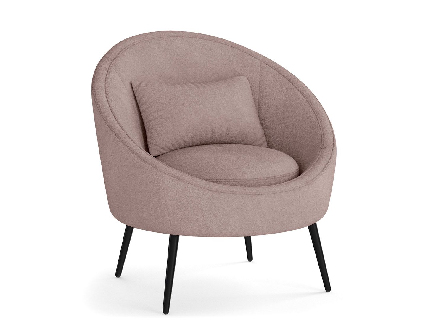 Кресло для отдыха Каро велюр барни какао