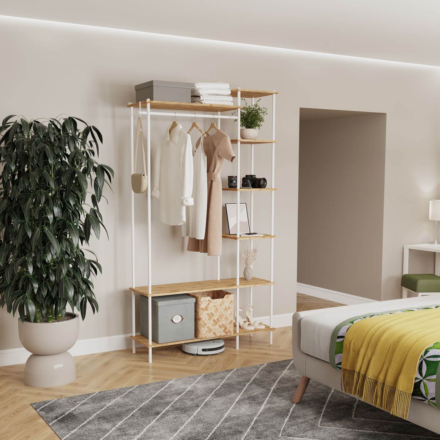 Гардеробная система 47 НеШкаф Белый