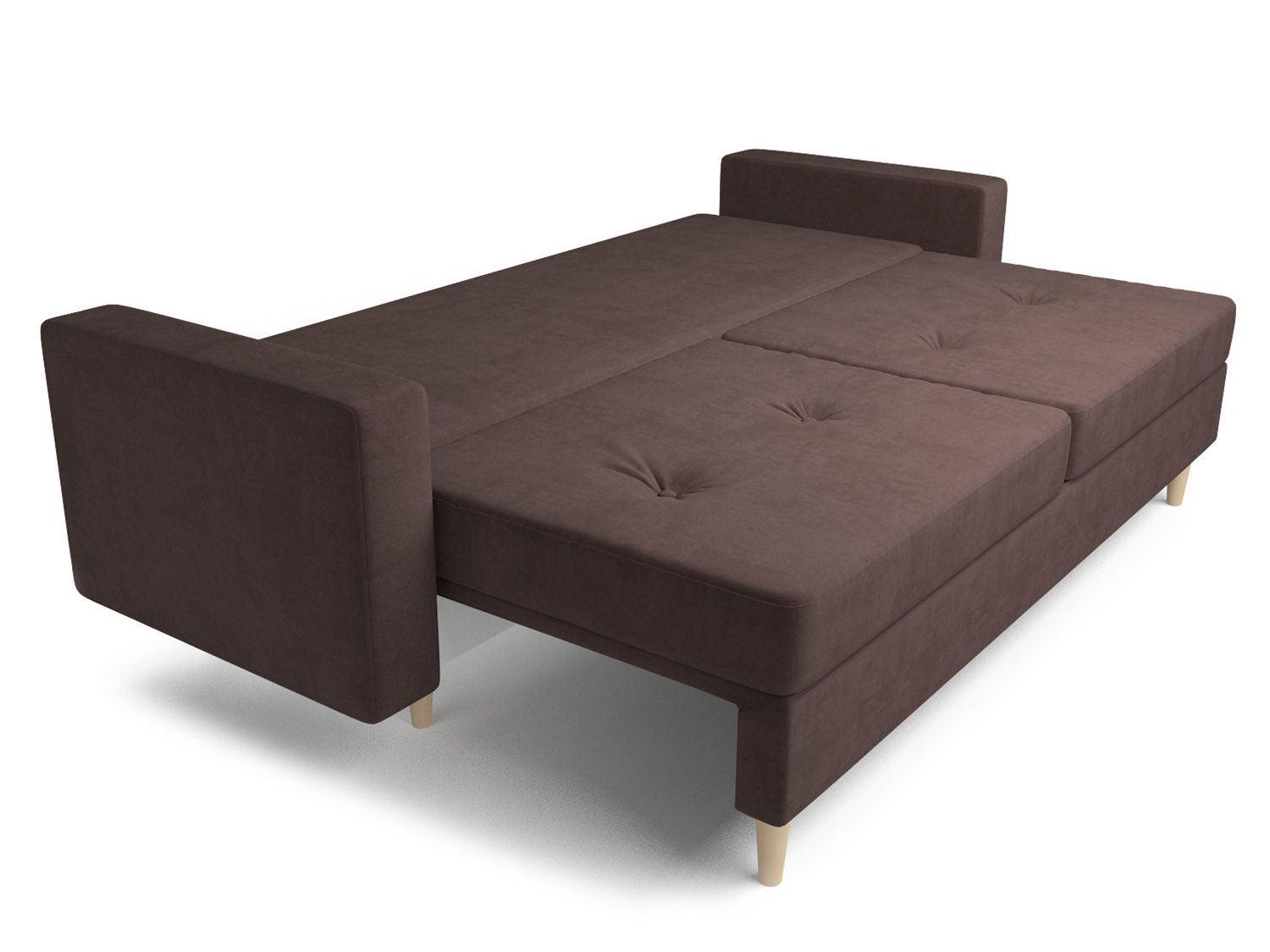 Диван Белфаст велюр молочный шоколад / НВ-178/13