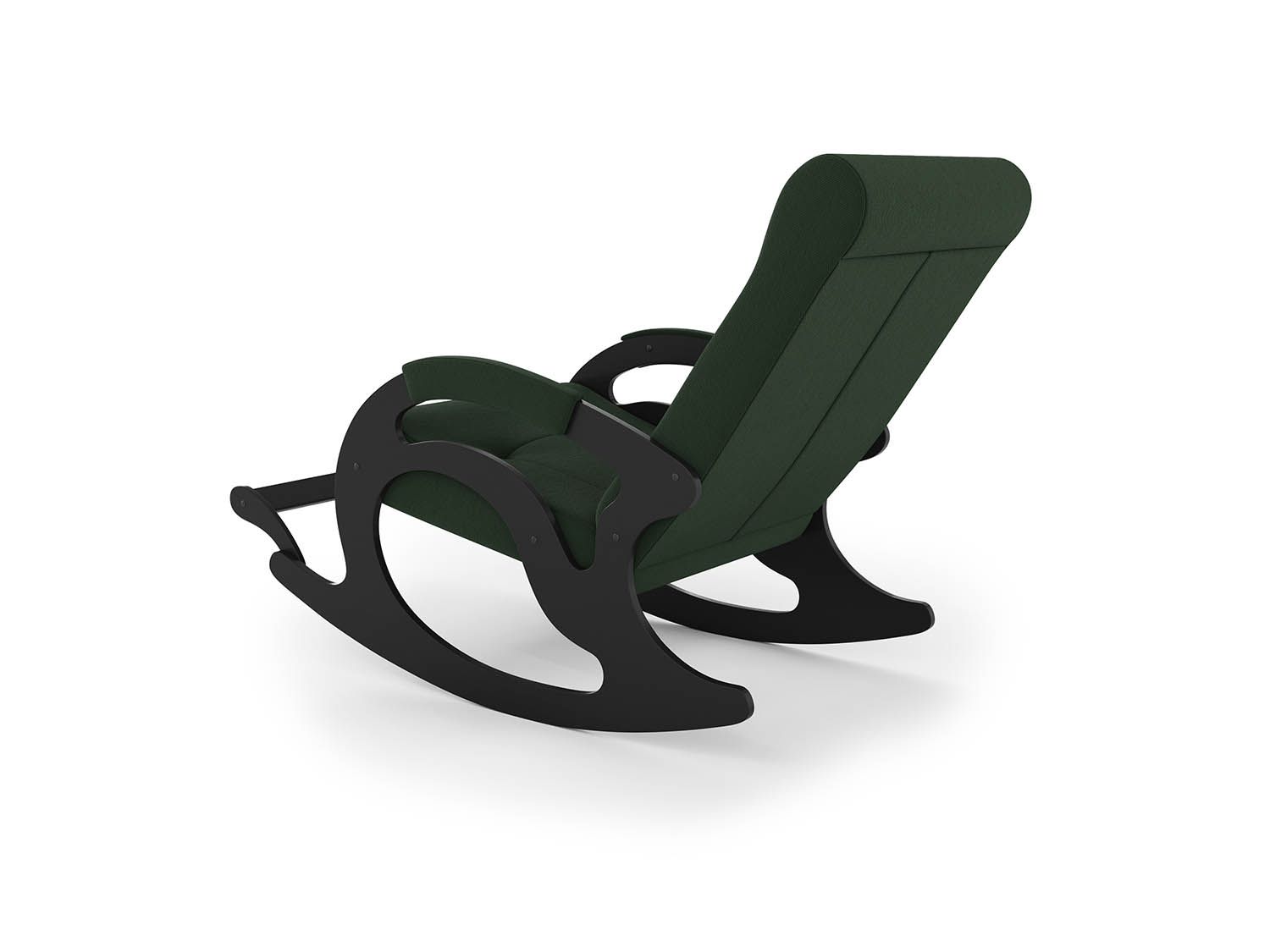 Кресло-качалка Тироль Черный / Грин