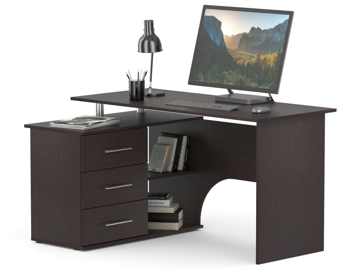 Компьютерный стол КСТ-09 правый / Венге