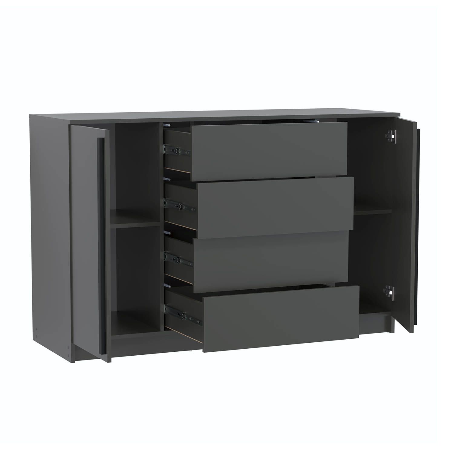 Брандо комод 67.11 ЛДСП Диамант серый