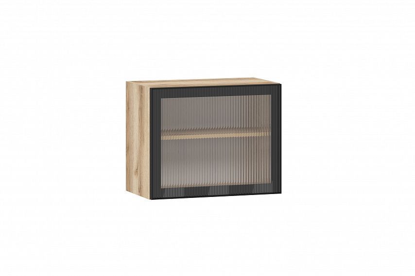 Moru шкаф навесной 100.89.600 / Дуб делано/Черный