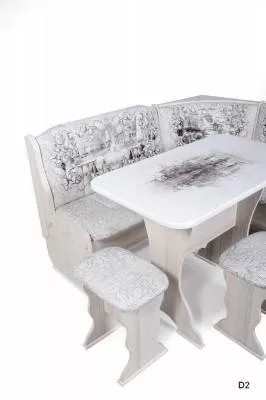 Кухонный набор Орхидея Автор с фотопечатью D2 бодега светлый