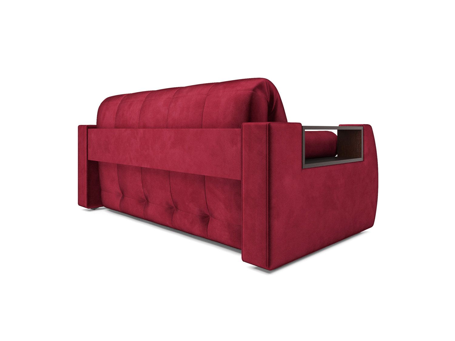 Диван Аккордеон Барон №3 бархат красный  STAR VELVET 3 DARK RED