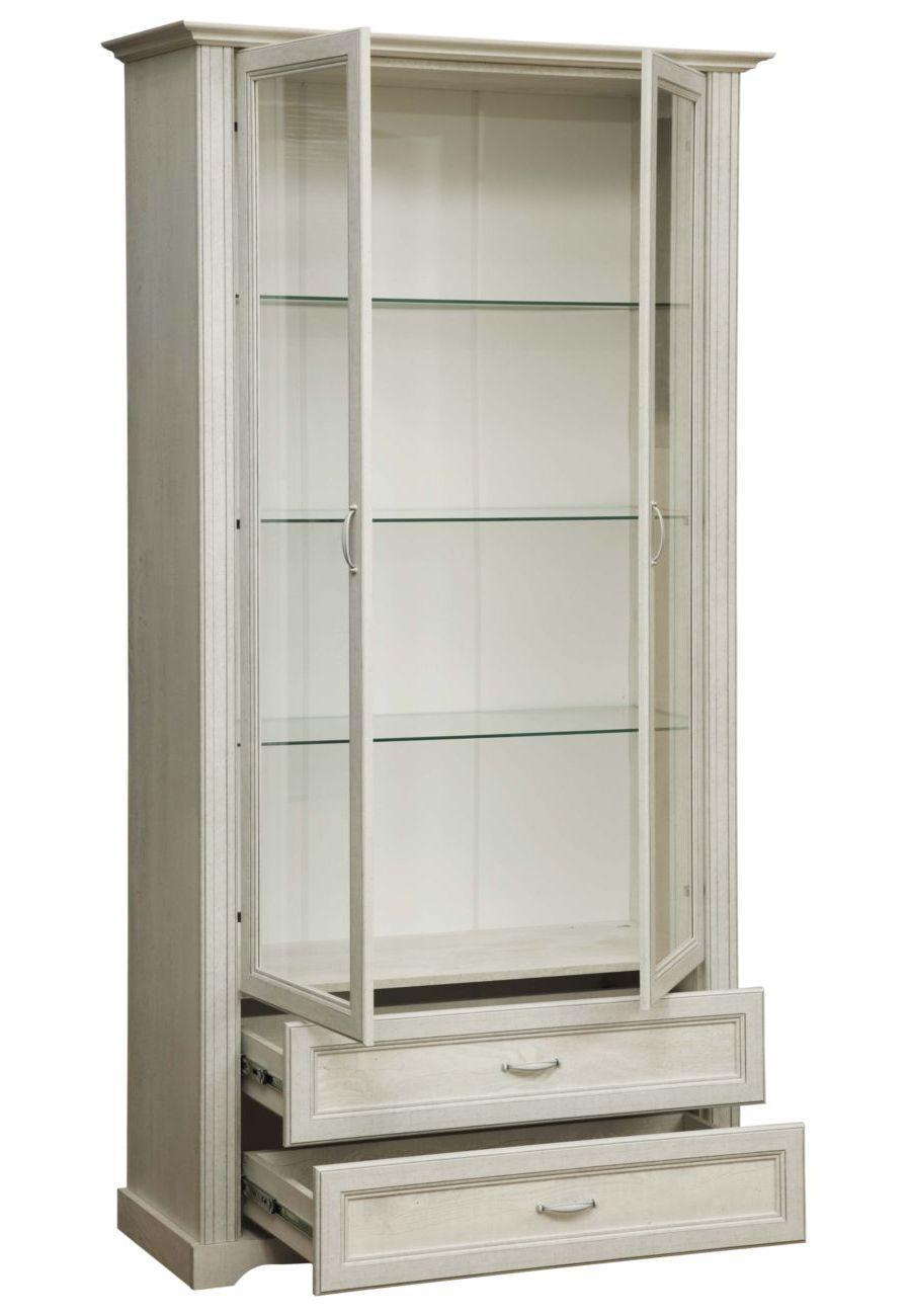 Гостиная Сохо комплектация 2 бетон белый/бетон патина