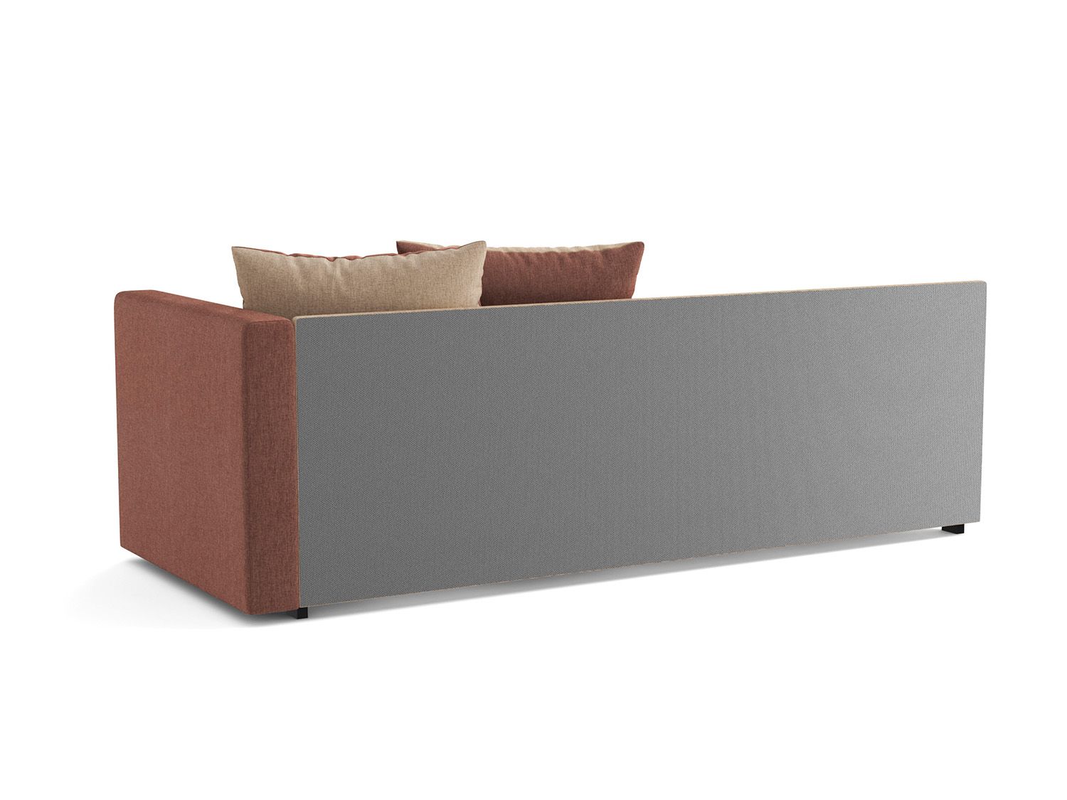 Диван-кровать Мальта М жаккард тесла шоколад/крем