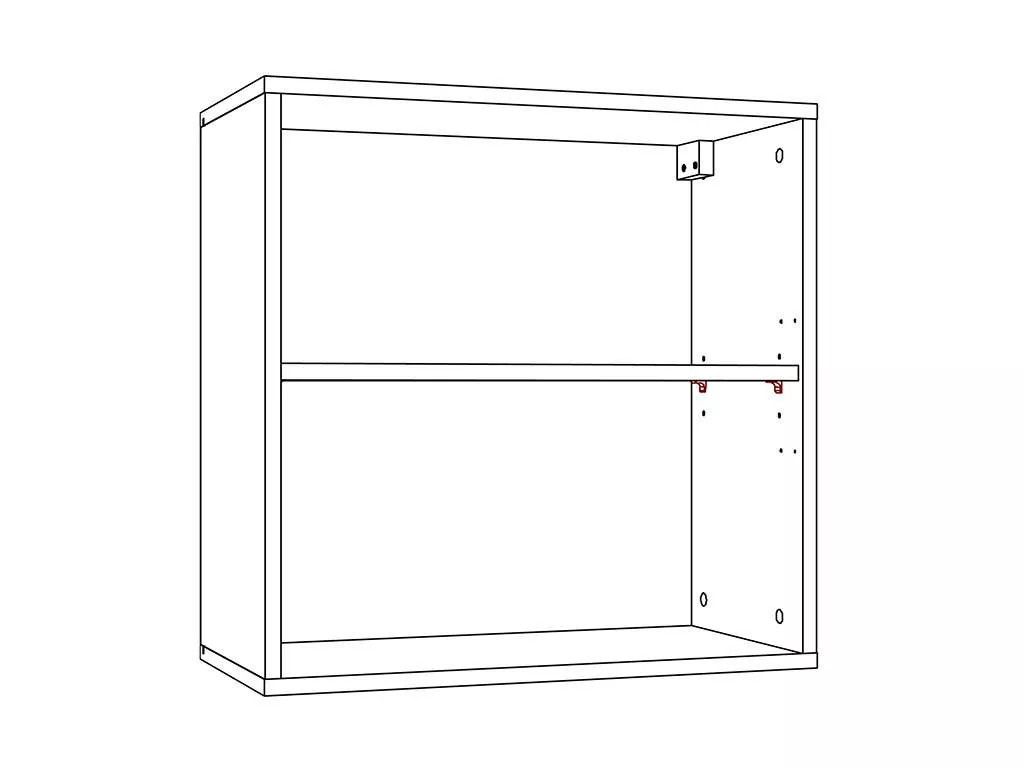 НМ 014.53-01 Шкаф Summit / ясень анкор тёмный / графит софт