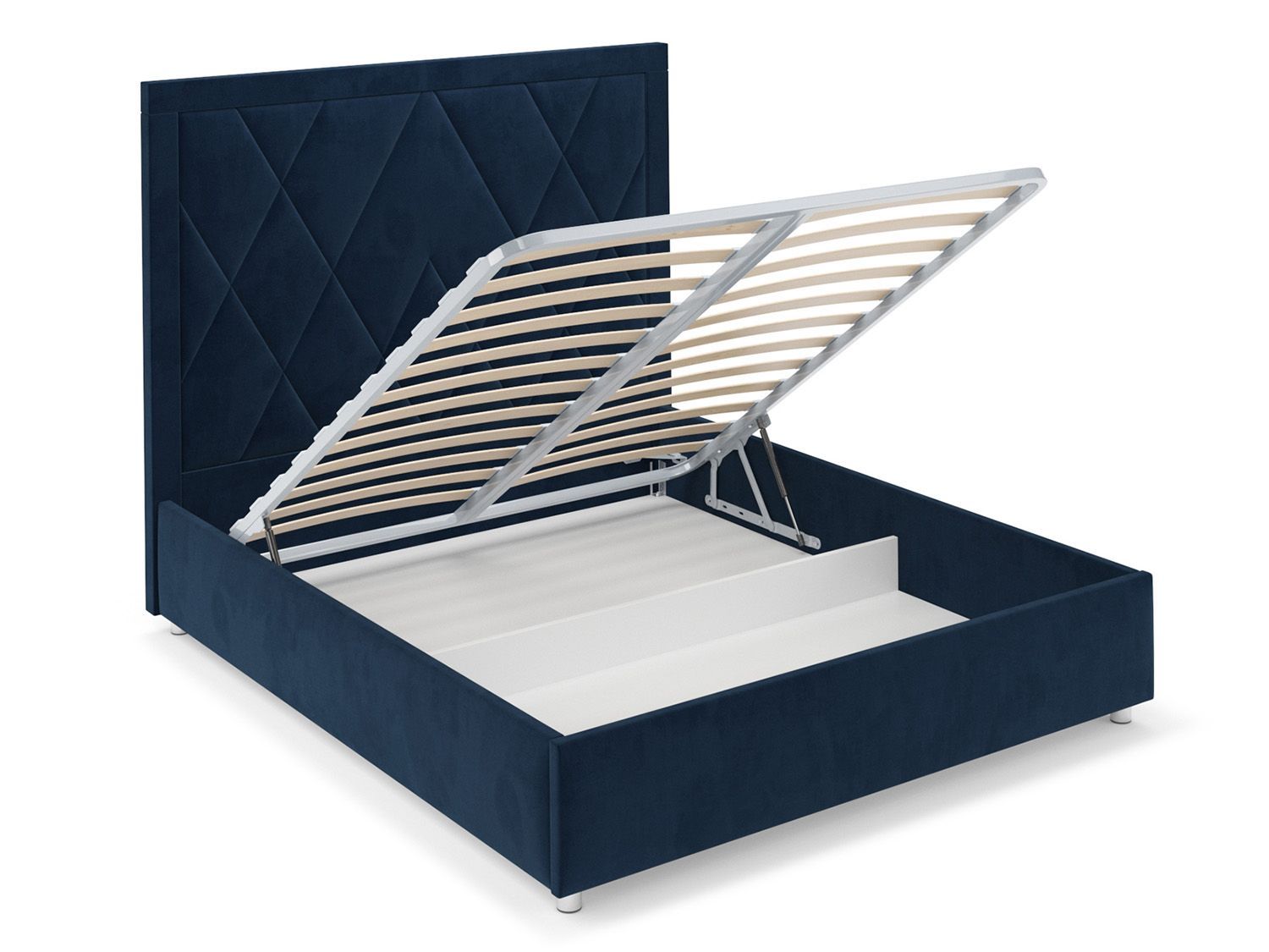 Кровать Треви Темно-синий - Luna 034 160
