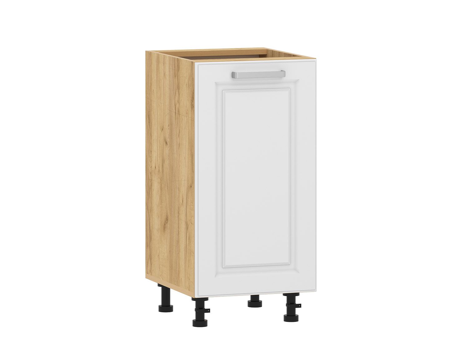 Вокс 100.01 400 тумба кухонная / Дуб крафт золотой/Меренга