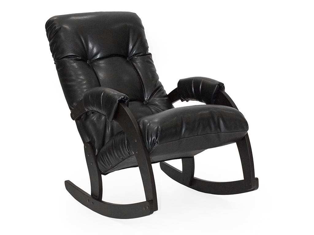Кресло-качалка Модель 67 шпон венге/Dundi 109