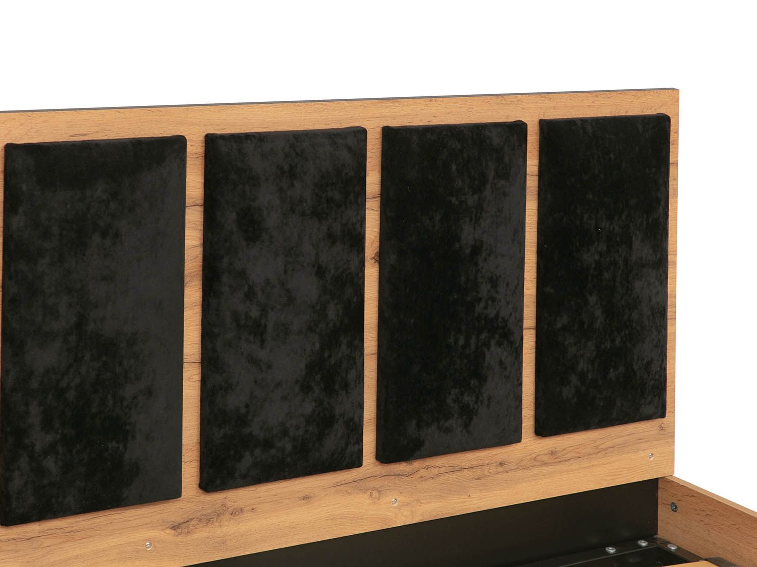 Спальня Либерти 2 (опора h20) Дуб вотан/Черный