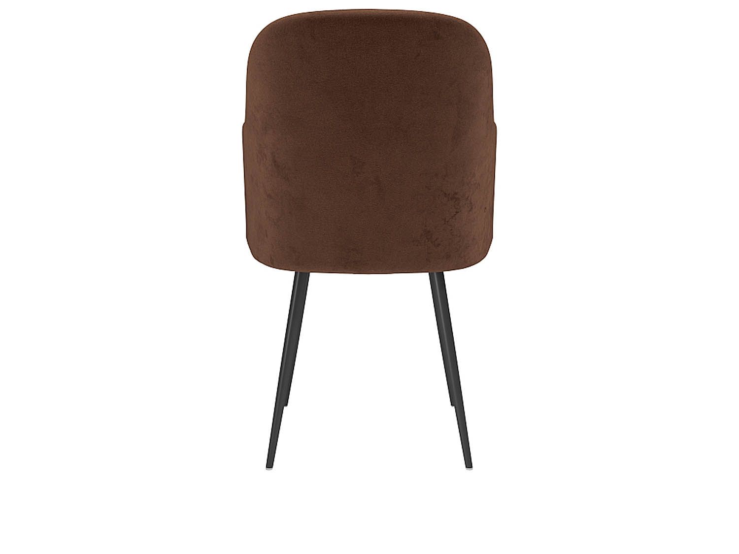 Киото Т стул велюр тенерифе шоколад / черный