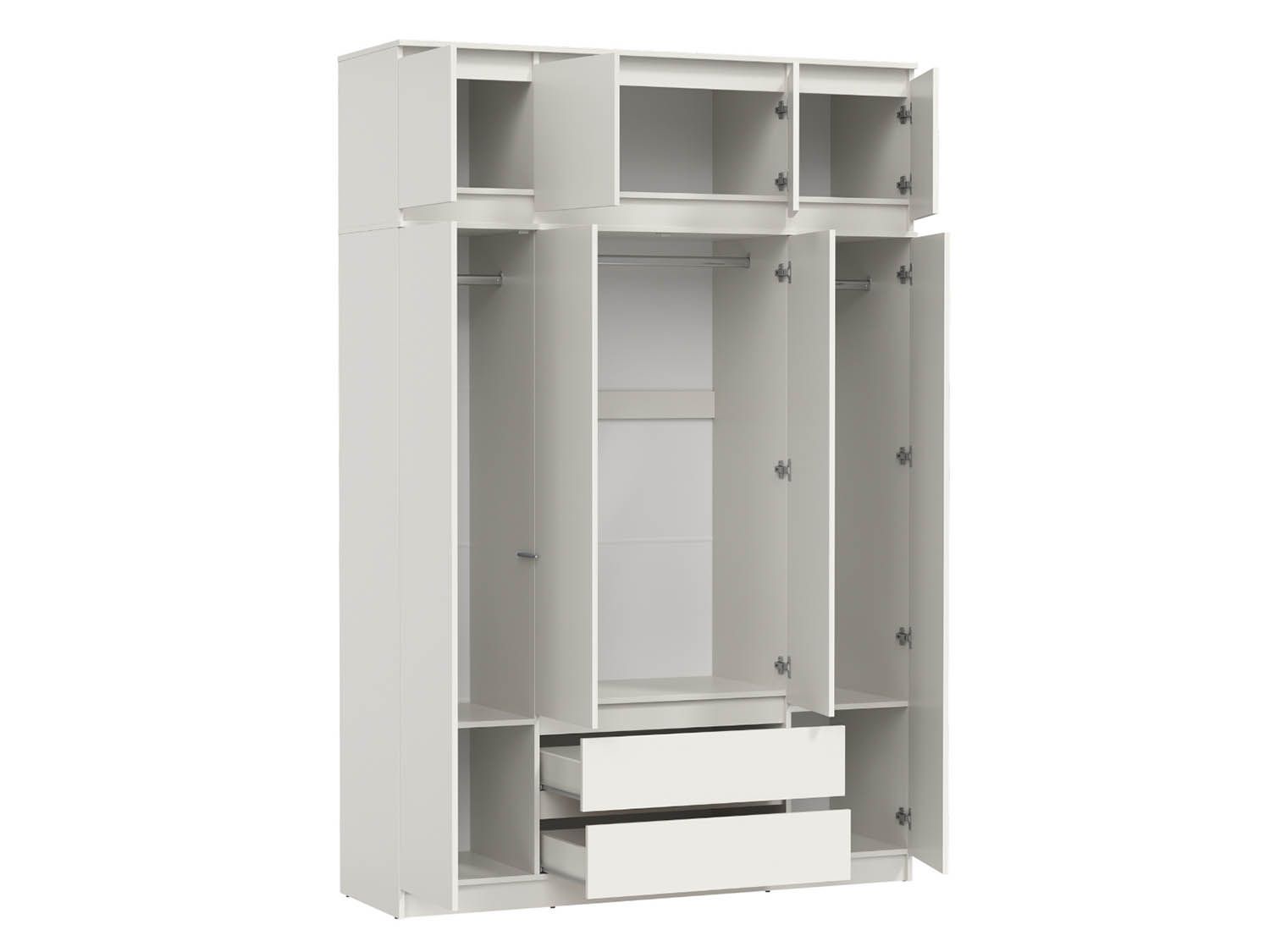 82.01 шкаф + 82.04 тумба Берген Белый