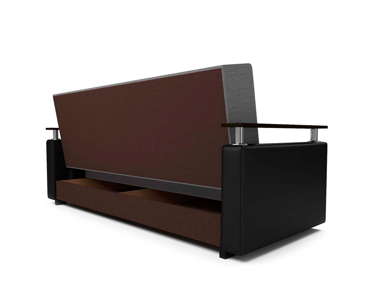 Диван Книжка рогожка серая