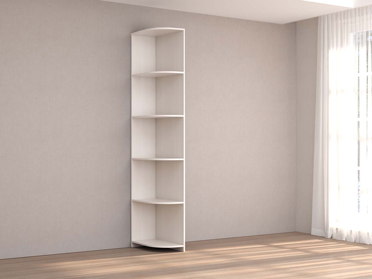 Кэт 4 открытые полки - Бодега белая