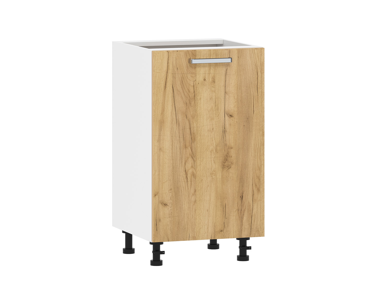 Борги 100.01 450 тумба кухонная / Белый/Дуб Крафт золотой