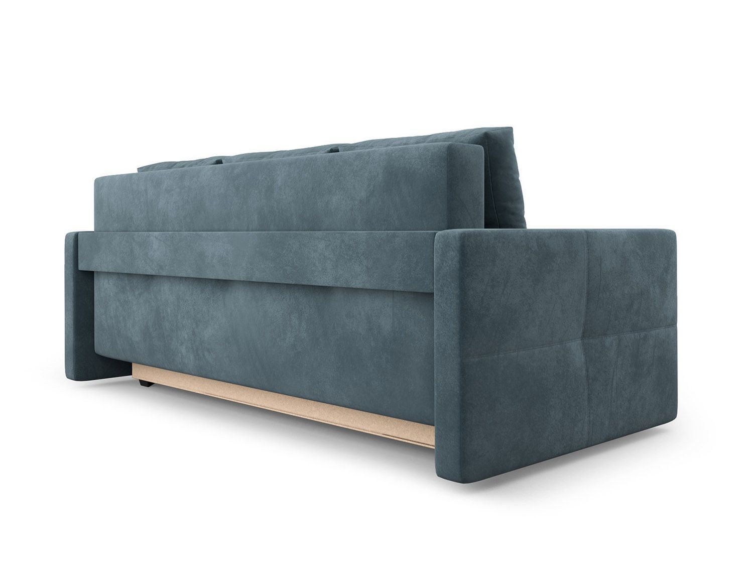 Диван Марсель №2 велюр серо-синий / НВ-178/26