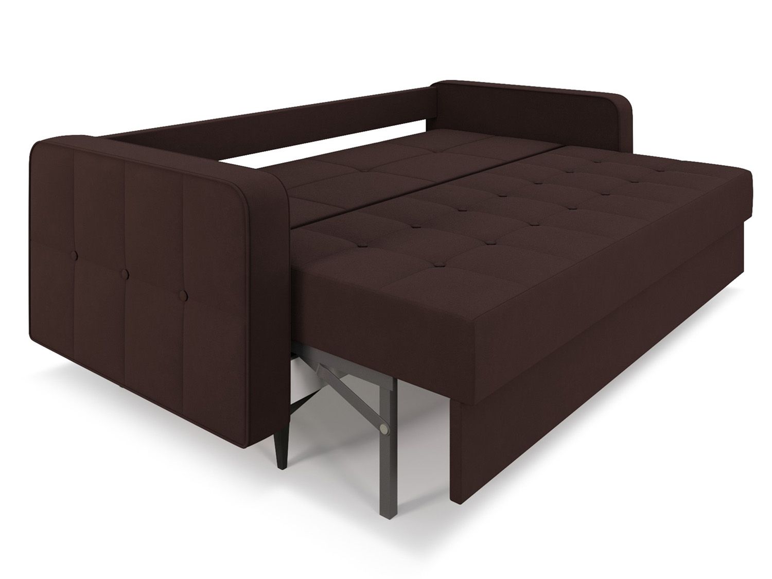 Диван Снеп велюр шоколад HB-178 16