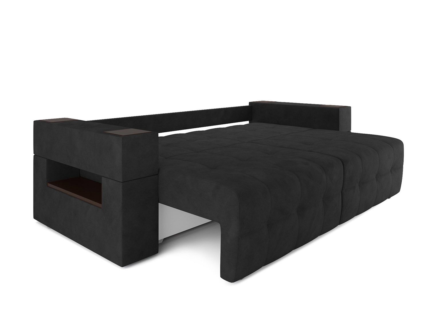 Диван Венеция велюр чёрный НВ-178 17