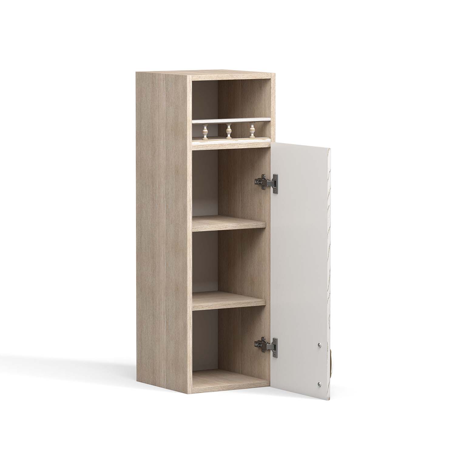 Флоренция шкаф навесной ШКН 300 П / Ясень/Ясень патина В 920