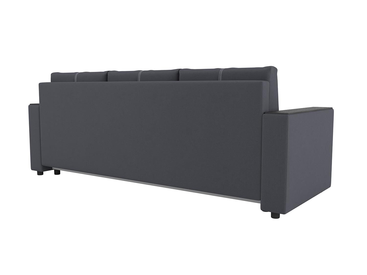 Смарт диван-кровать 3-х мест / велюр Parma 27 темно-серый