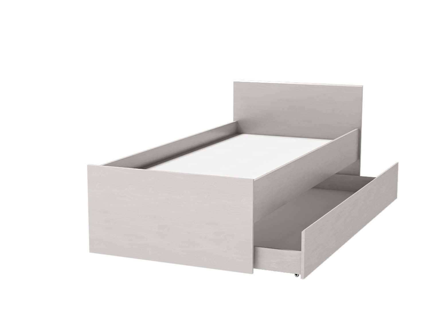 Кэт-1 кровать выкатная арт. 015 настил 0,9 - Ясень Анкор светлый