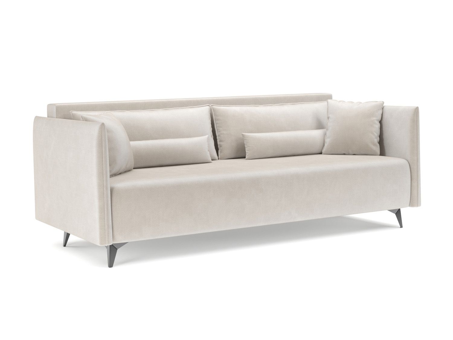 Диван Майами бархат бежевый STAR VELVET 6 LIGHT Beige