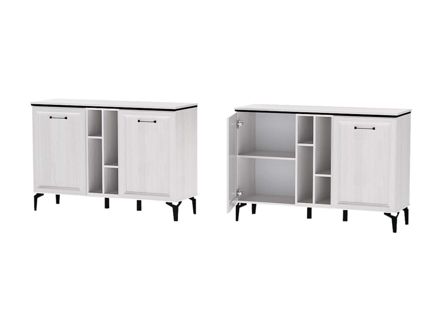 Шарм комод К-2 - Ясень Анкор светлый рамка